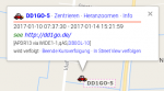 Pointer auf der aprs.fi Karte