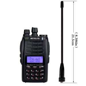 Retevis RT23 UHF+VHF 5W Cross-Band Repeater Dual PTT Dual Display Dual Band