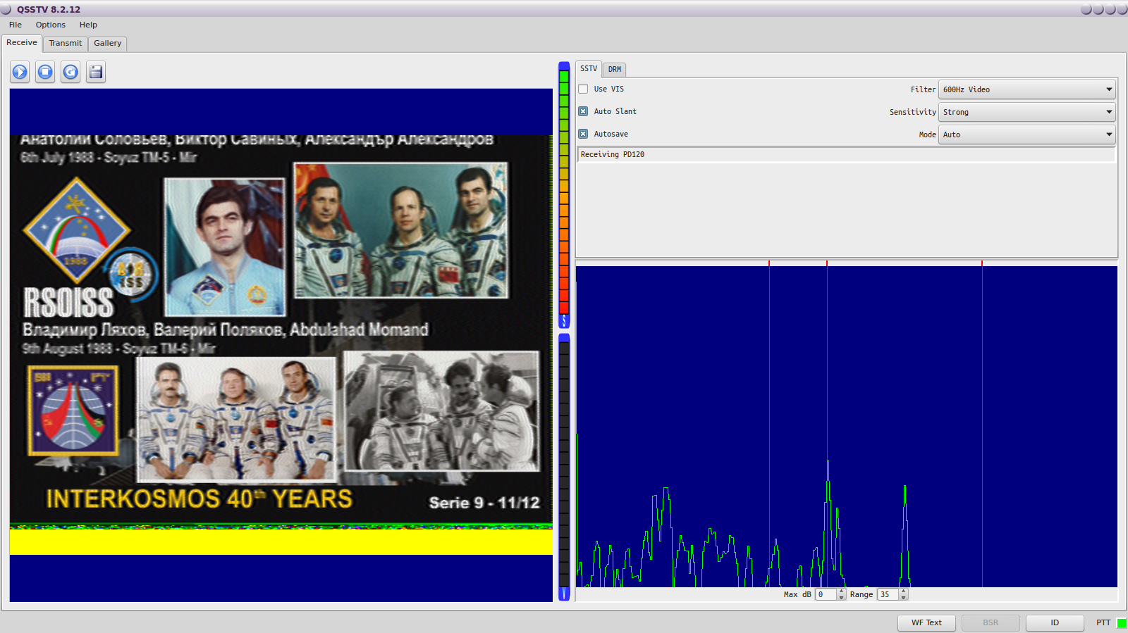 ISS Bildempfang mit QSSTV