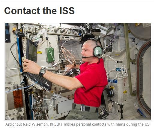 IN WELCHEN MODE KONTAKTIERT MAN DIE ISS?